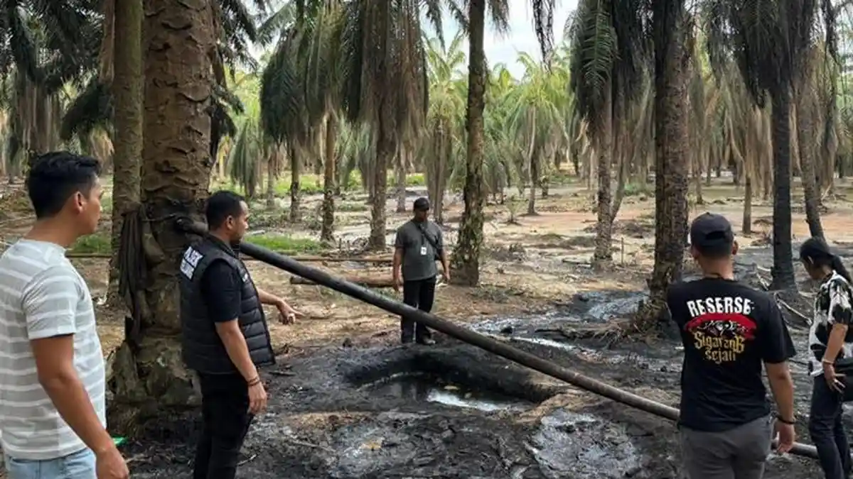 Penampungan Minyak Ilegal di Muba Kembali Terbakar, Pemilik Diburu Polisi