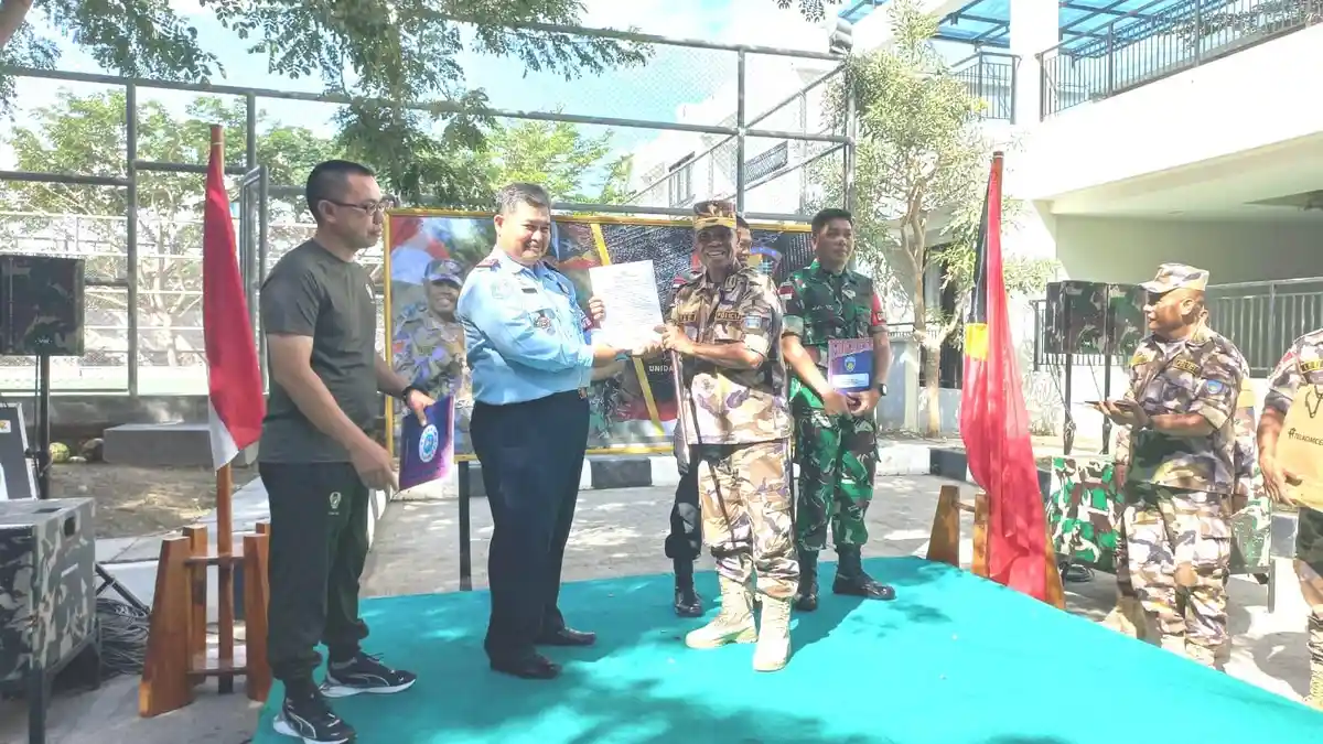 Imigrasi Kelas II TPI Atambua Dapat Penghargaan Dari Polisi Timor Leste