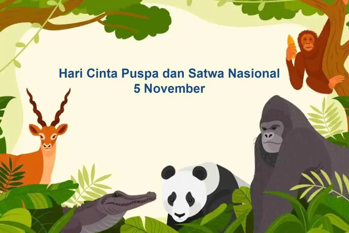 20 Link Twibbon untuk Memeriahkan Hari Cinta Puspa dan Satwa Nasional 2025