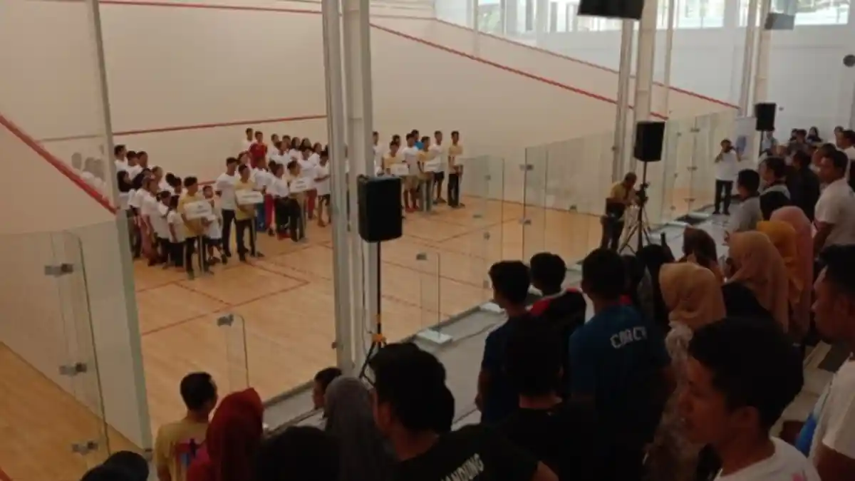 Jakarta Open Squash 2019 Dibuka, Kadispora Janjikan Bangun Markas Latihan Atlet Squash DKI