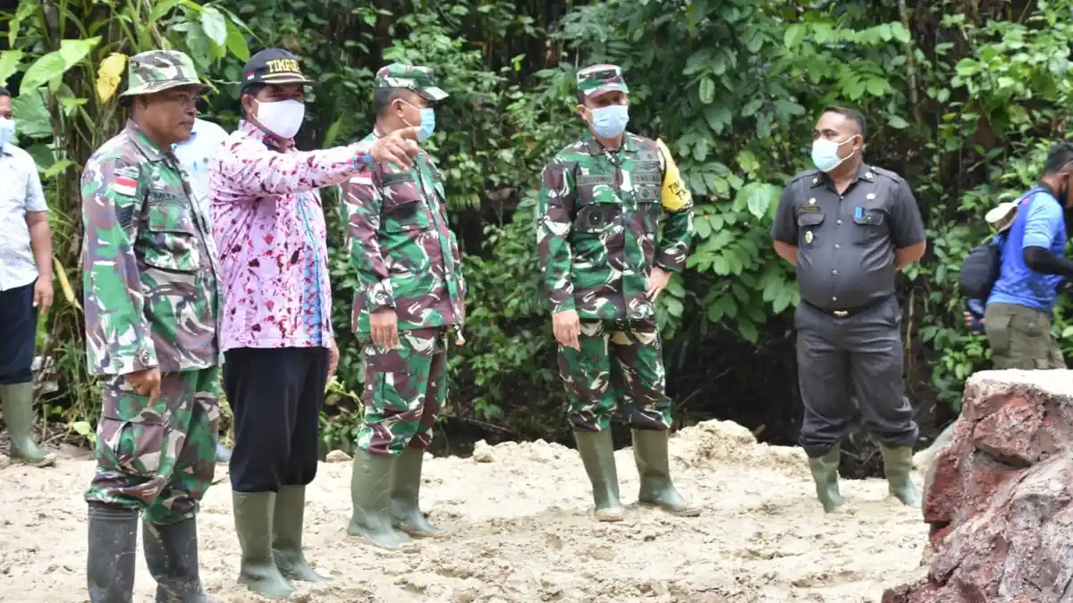 Tim Pengawasan Mabes AD Pantau Langsung TMMD Ke-110 di Talaud