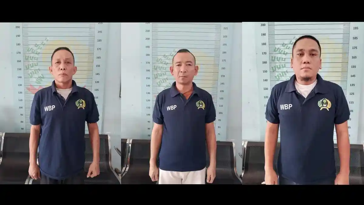 Ini Tampang 3 Bandar Narkoba Tahanan Kejari OKU Kabur, Bobol Borgol dan Buat Petugas Luka-luka