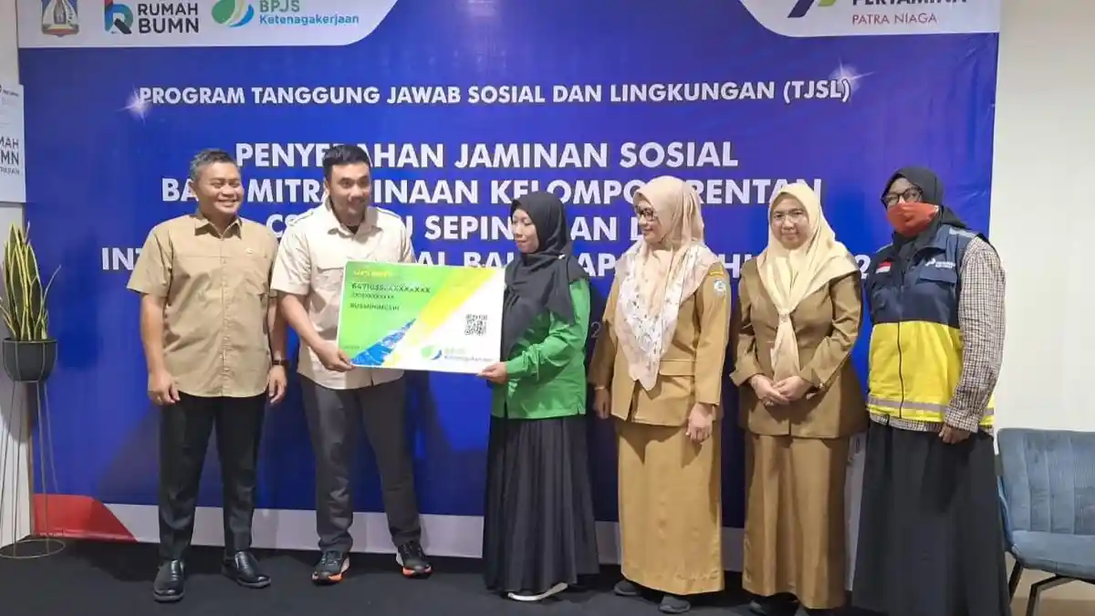 Pertamina Patra Niaga Kalimantan  Berikan Perlindungan Jaminan Sosial Ketenagakerjaan Mitra Binaan