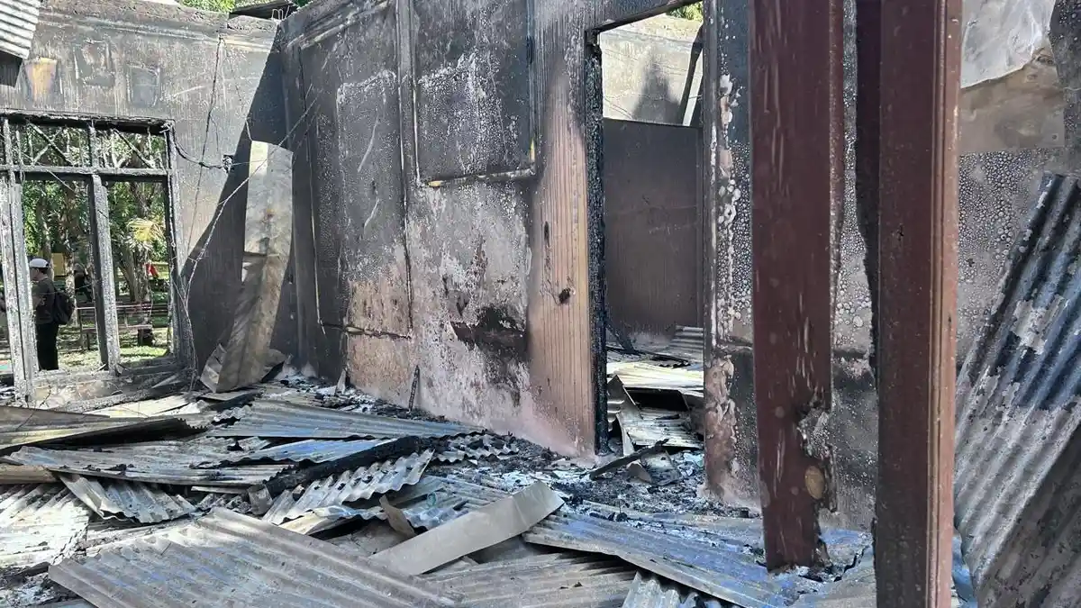 Kerusakan 99 Persen, Kerugian Kebakaran di SMA Negeri 7 Ternate Ditaksir Capai Rp2 Miliar