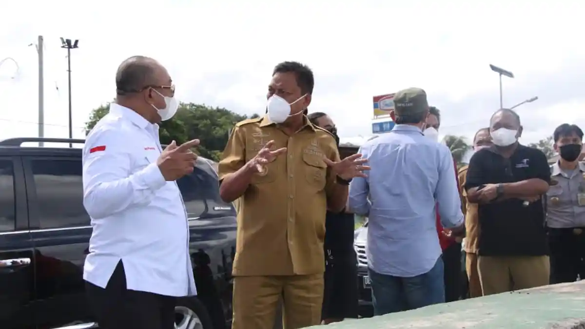 Gubernur Olly Dondokambey Tinjau Kawasan Pantai Malalayang, Calon Lokasi World Beach Game 2023