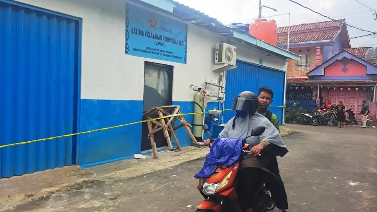 Warga Panik Keluar Rumah, Dikira Trafo Listrik, Sumber Ledakan dari SPPG Krajan Banyumas