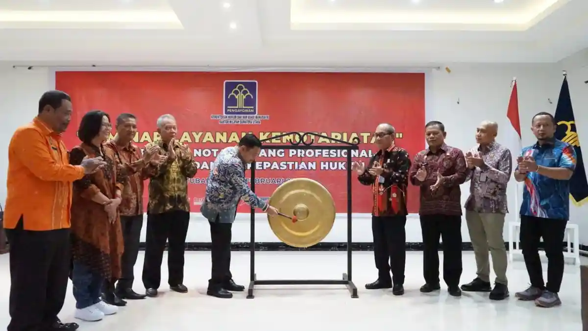 Kakanwil Kemenkumham Sumut Buka Seminar Layanan Kenotariatan di Singapore City Batubara