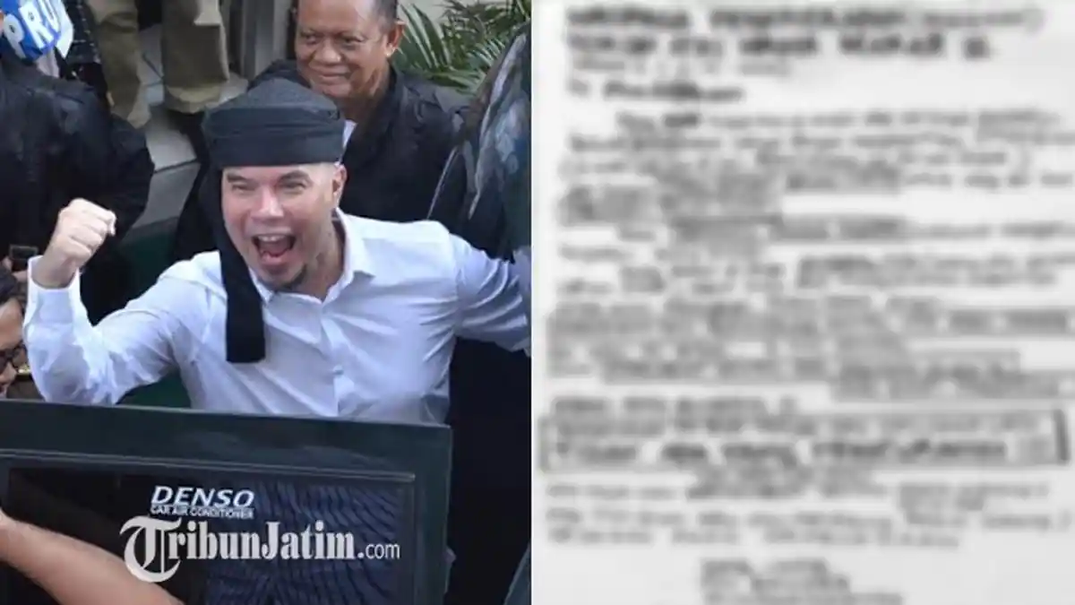 Isi Surat Ketiga Ahmad Dhani Dibongkar Sahabatnya, Berisi Kritik Petinggi Kepolisian hingga Wiranto