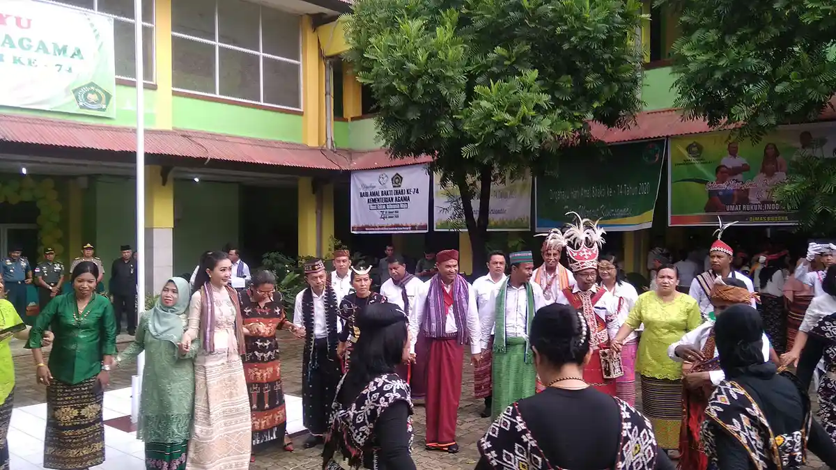 Gubernur NTT Irup Apel Hari Amal Bhakti ke - 74 Kemenag, Begini Suasananya