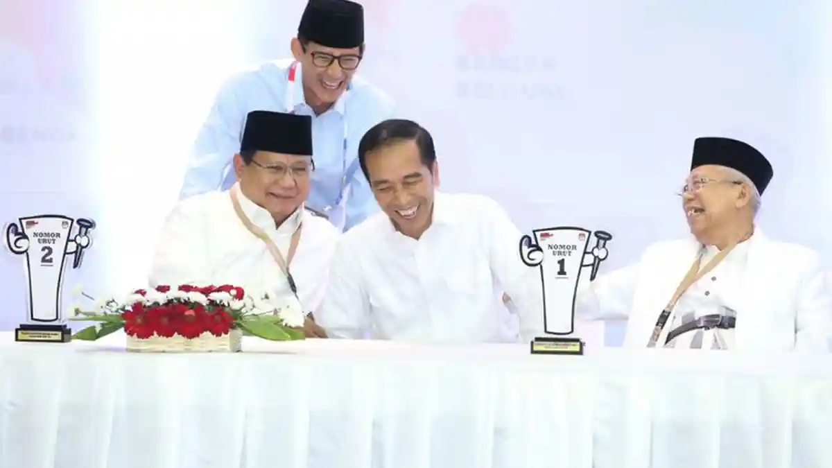 Hampir Separuh Jalan, Suara Jokowi Terus Tinggalkan Prabowo. Real Count KPU Terbaru 29 April 2019