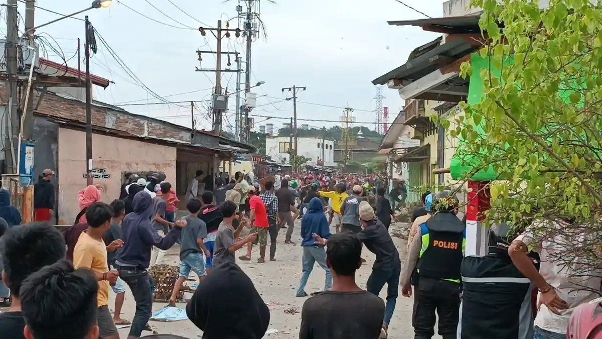 Tawuran Kembali Pecah di Belawan Bahagia Medan, Warga Mohon Pemerintah dan Polisi Beri Solusi