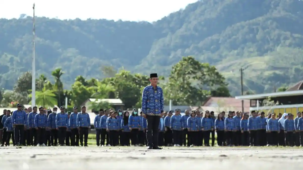 SUSANA Upacara Peringatan Hari Otonomi Daerah ke-XXIX Tahun 2025 di Pakpak Bharat