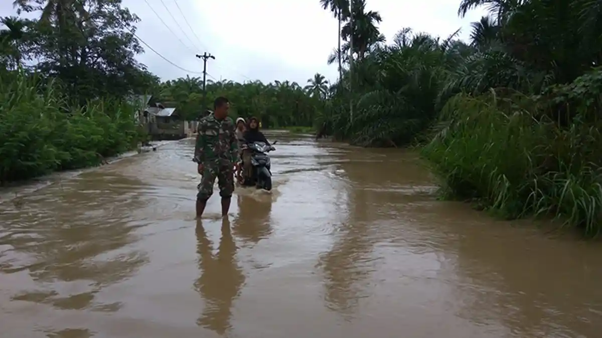 BREAKING NEWS: 5 Desa di Pasie Raya, 2 di Teunom Aceh Jaya Dilanda Banjir