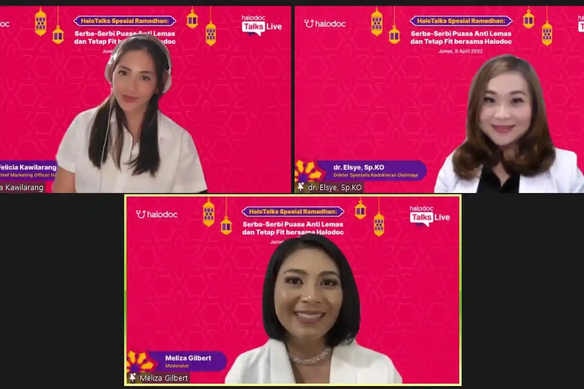 Bantu Masyarakat Tetap Fit Jalani Puasa, Halodoc Siapkan Program Sehat Selama Ramadan
