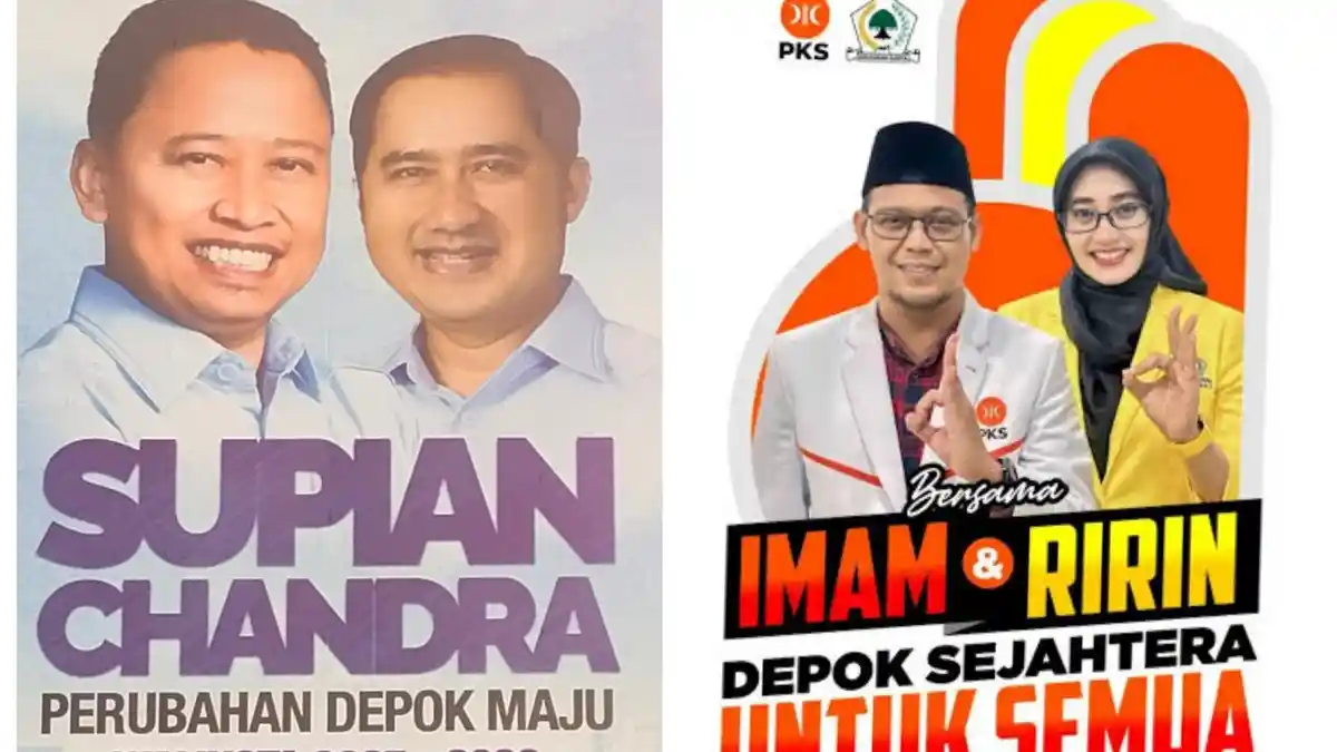 Kompak, Dua Pasangan Calon Wali Kota Depok Berencana Daftar ke KPU di Hari yang Sama
