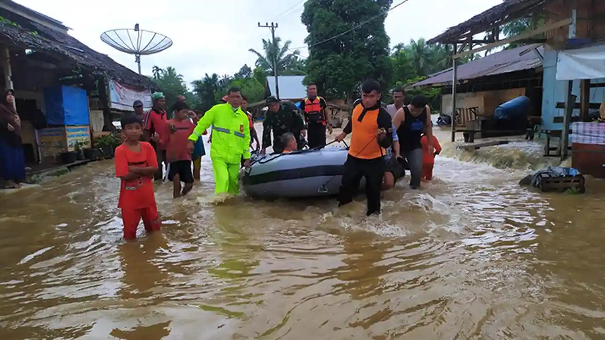 Banjir Rendam Ratusan Desa, Aceh Timur dan Aceh Utara Terparah, Seorang Meninggal