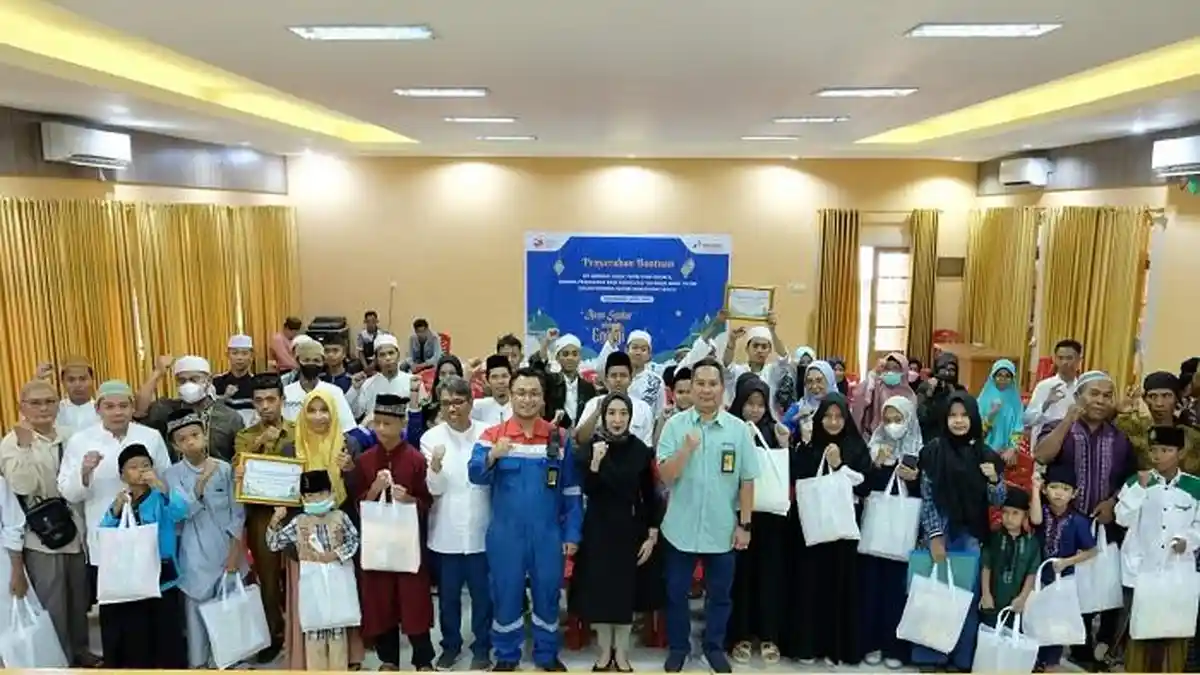 Momen Ramadan, Kilang Pertamina Plaju Santuni 300 Yatim & Dhuafa di Sekitar Perusahaan