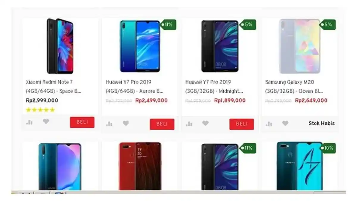 Daftar Lengkap Harga HP Samsung November 2019, 1 Jutaan, Cek Langsung di Sini