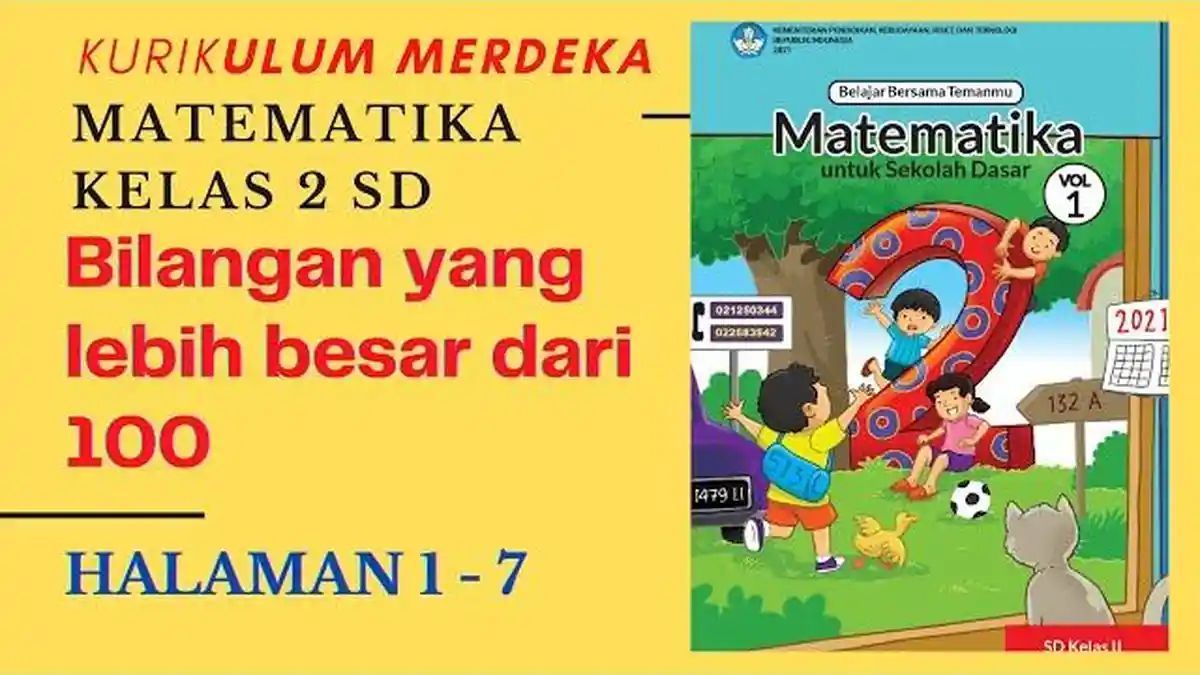 Soal & Kunci Jawaban Matematika kelas 2 SD Kurikulum Merdeka : Menulis Angka