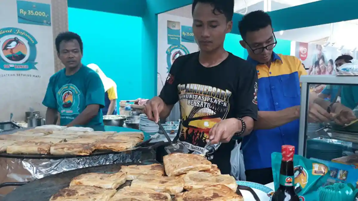 Yuk Coba Martabak Kubang Khas Padang di Festival Jajanan Bango 2018