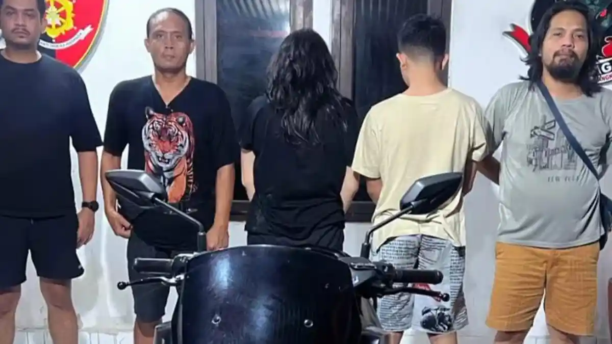 Sepasang Kekasih Ditangkap Setelah Jual Motor Teman di Pangkalpinang