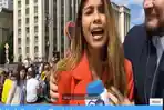 Sedang Live TV, Reporter Wanita Ini Diperlakukan Tidak Senonoh oleh Seorang Pria