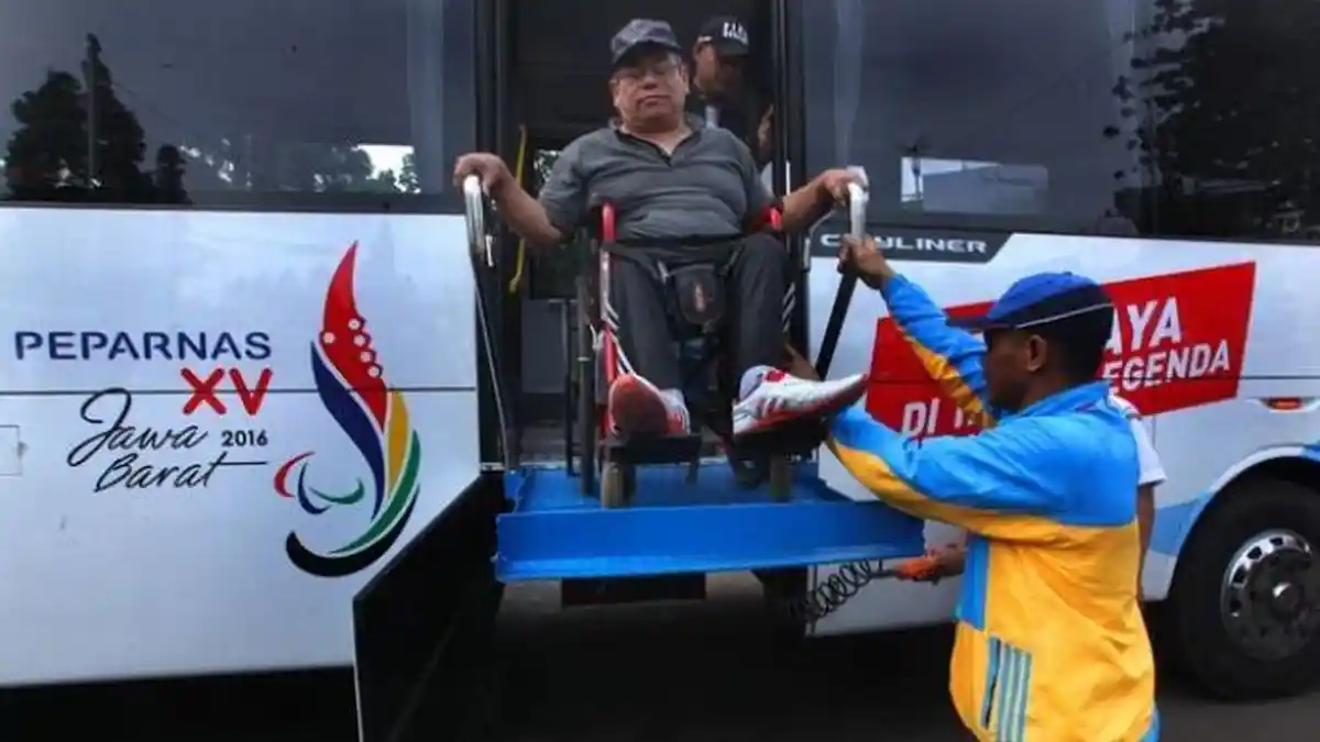 12 Bus Disediakan Panitia untuk Penyandang Disabilitas
