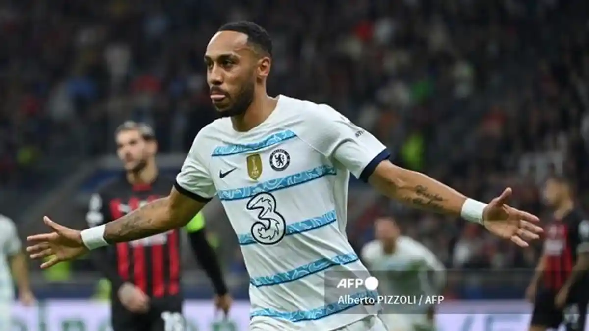 Terbuang dari Skuad Chelsea, Aubameyang Bisa Jadi Solusi Bagi Lini Serang AC Milan