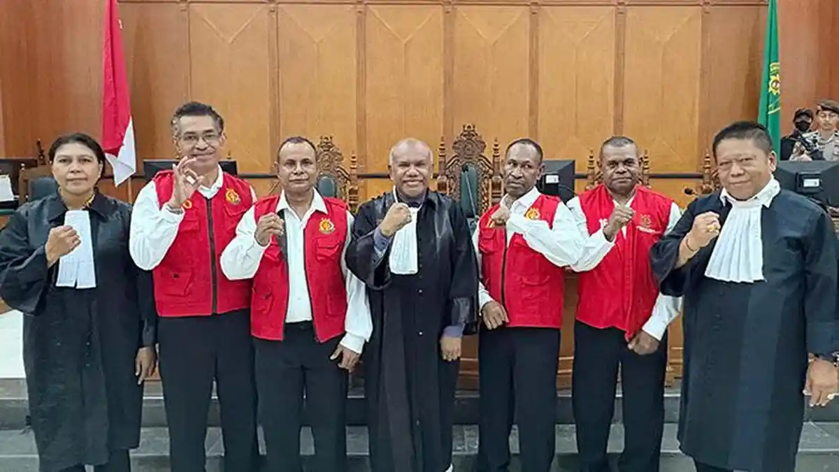 Eksepsi 4 Terdakwa Kasus NFRPB Ditolak Majelis Hakim PN Makassar