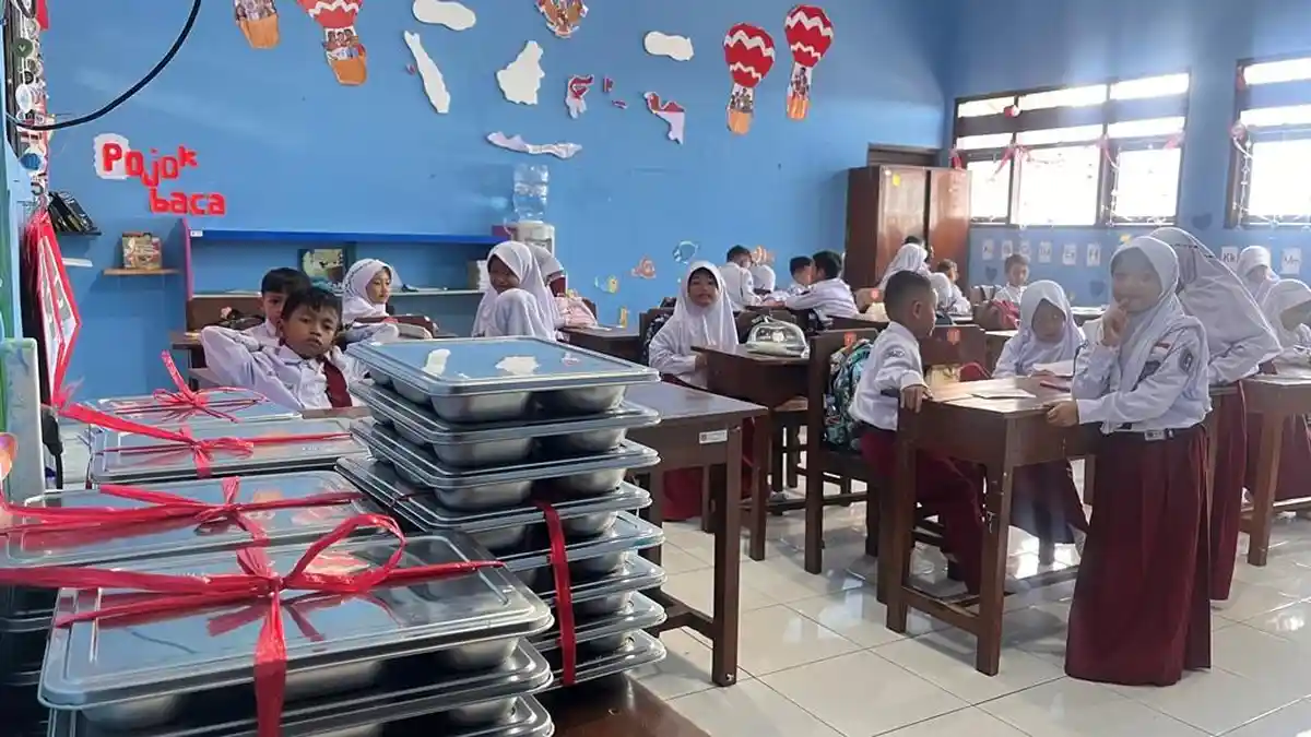 Suasana Aman, MBG dan Belajar Tatap Muka Berjalan Lancar di Wonosobo