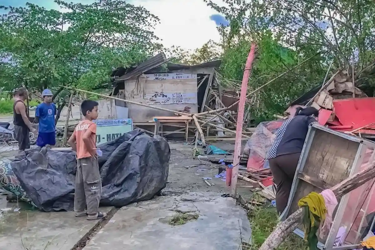 434 Jiwa Terdampak Puting Beliung di Telaga Gorontalo, Dapur Umum Didirikan 3 Hari ke Depan
