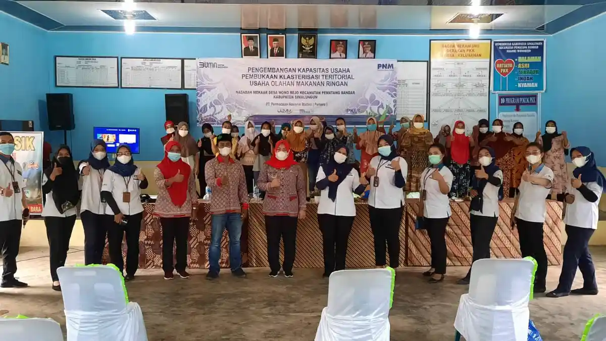 PNM Siantar Lakukan Pembukaan Klasterisasi Olahan Makanan Ringan