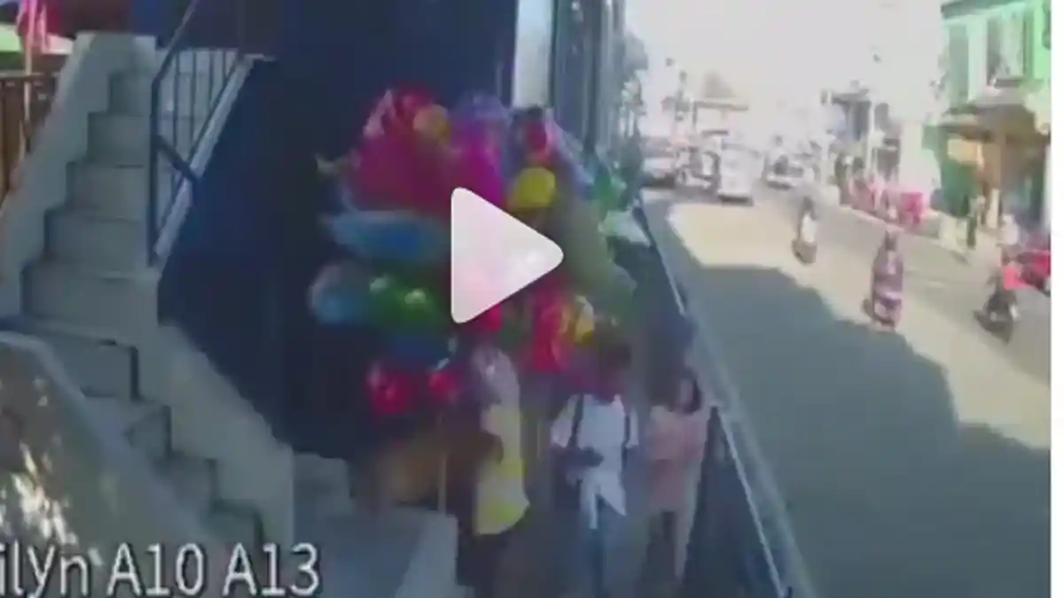 Video Viral Sekelompok Anak Tega Membakar Balon Hidrogen, Penjualnya Ikut Terbakar