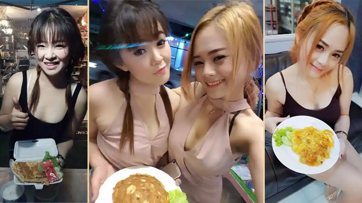 Ada Lagi, Dua Wanita Cantik Jualan Omelet Susu di Pinggir Jalan, Para Cowok Rela Antre Lama-Lama