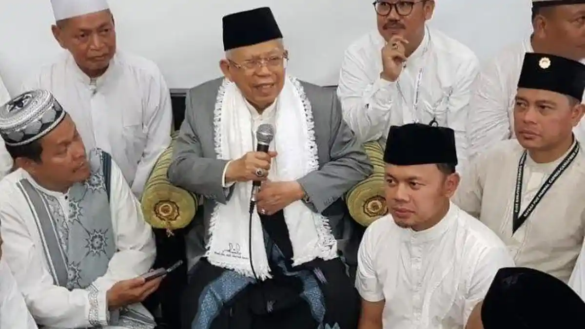 Ma'ruf Amin: Santri Bisa Jadi Apa Saja, Jadi Kiai, Saudagar, Pejabat
