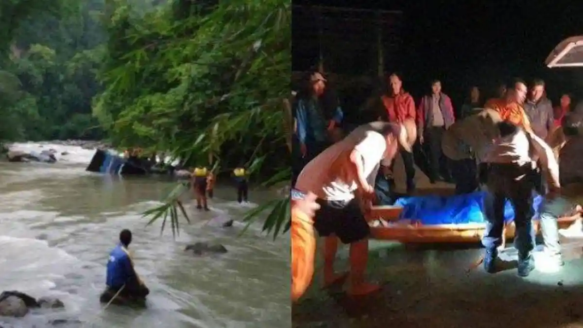 Bus Sriwijaya Terjun Bebas ke Jurang Sedalam 80 Meter, 26 Orang Tewas