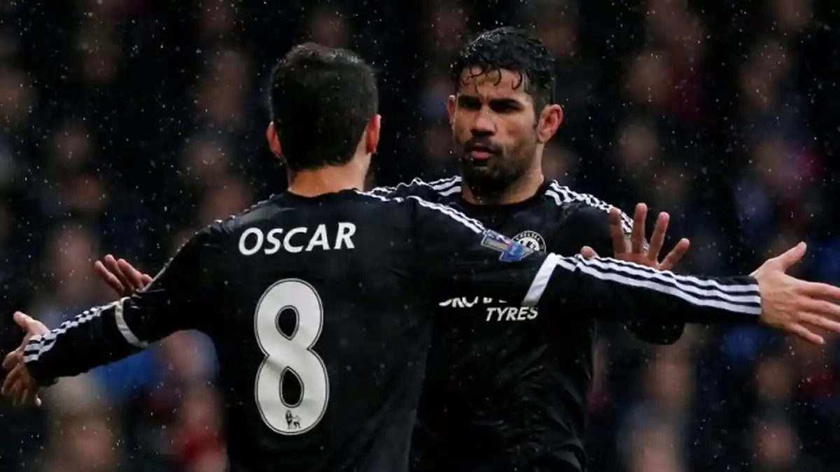 Oscar dan Diego Costa Berkelahi saat Latihan Chelsea