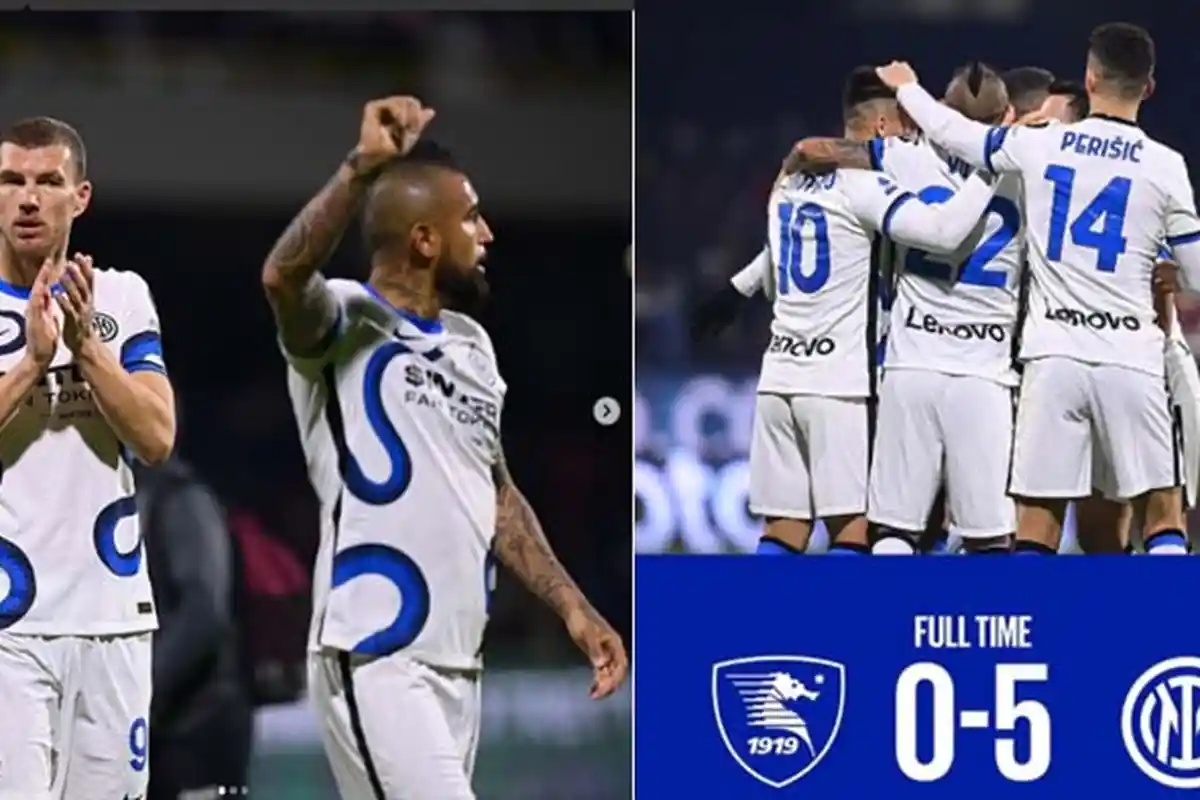 Inter Milan Menang dengan 5 Gol di Pertandingan Liga Italia Tadi Dini Hari Sabtu 18 Desember 2021