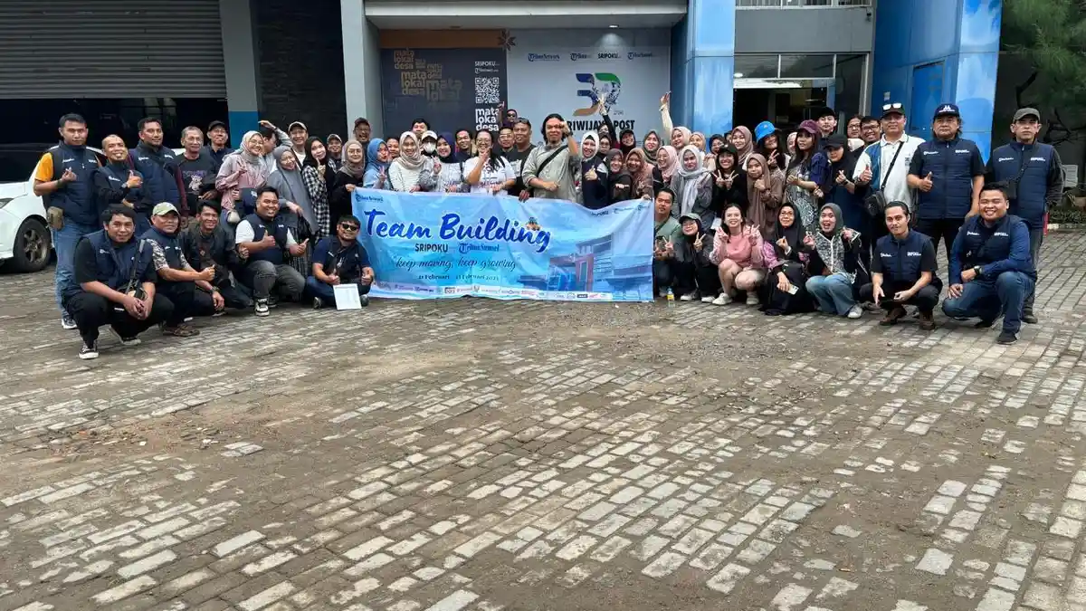 Tingkatkan Kekompakan Sripo-Tribun Sumsel Gelar Team Building ke Lampung, Keep Moving Keep Growing