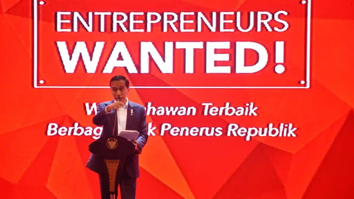 Jokowi Ajak Generasi Muda Tangkap Peluang Digital Ekonomi di Indonesia