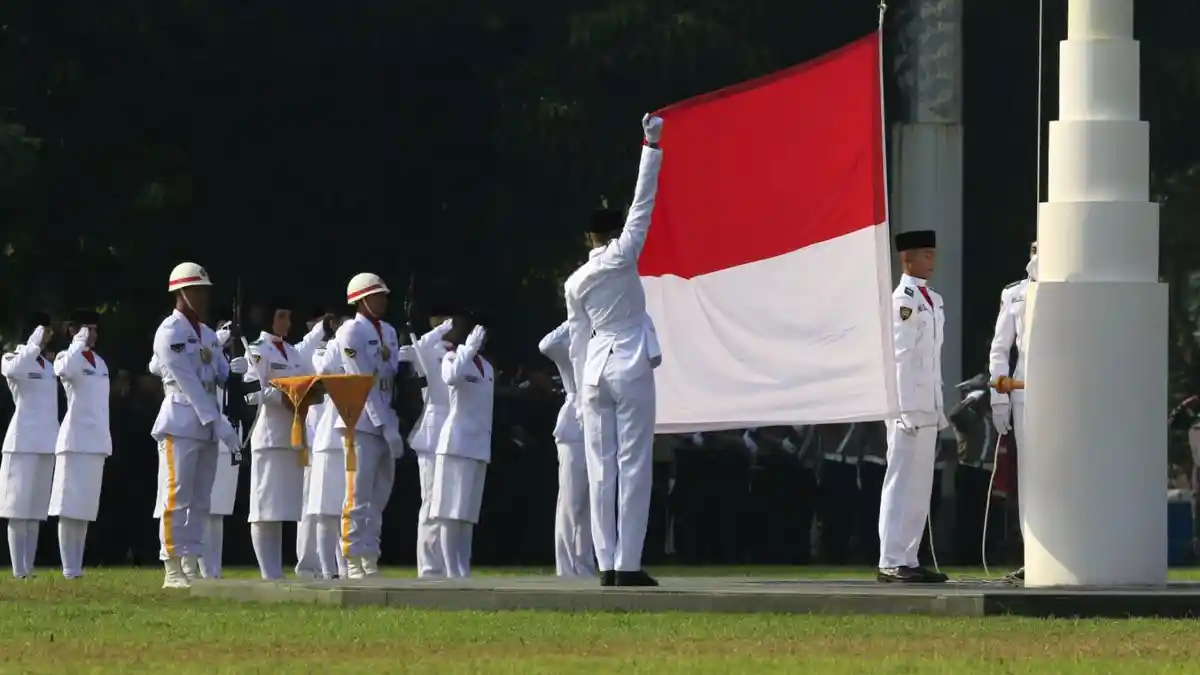 Upacara Bendera Peringatan HUT ke-80 RI Tingkat Provinsi Jawa Barat