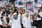 Aksi Long March Selamatkan Masjid Al-Aqsha di Kota Bandung
