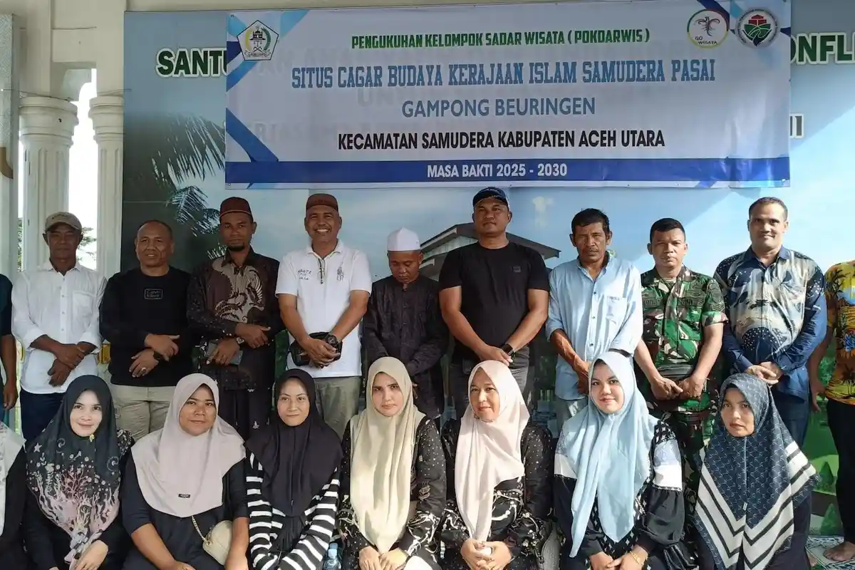 Pengukuhan Pokdarwis Situs Cagar Budaya Samudera Pasai, Langkah Baru Membangun Pariwisata Aceh Utara