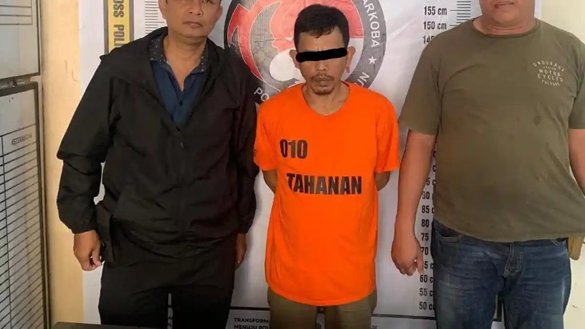 Hendak Transaksi Sabu di Warung Kopi, Kempes Ditangkap Polsek Bangun