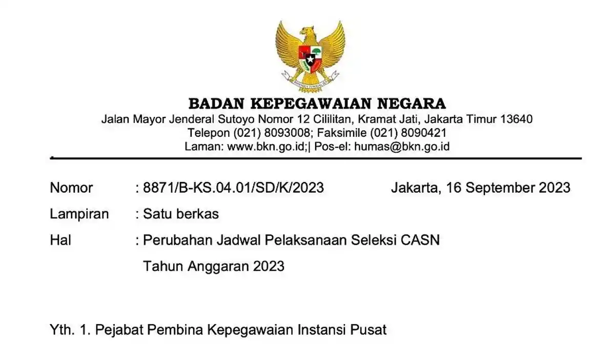 Kapan Terakhir Pendaftaran CPNS 2023? Berikut Jadwal Terbaru dan Cara Cek Formasi