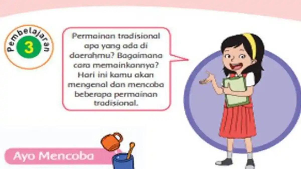 Bermain Benteng-bentengan dan Gobak Sodor, Kunci Jawaban Tema 1 Kelas 4 Halaman 34 - 44, Subtema 1