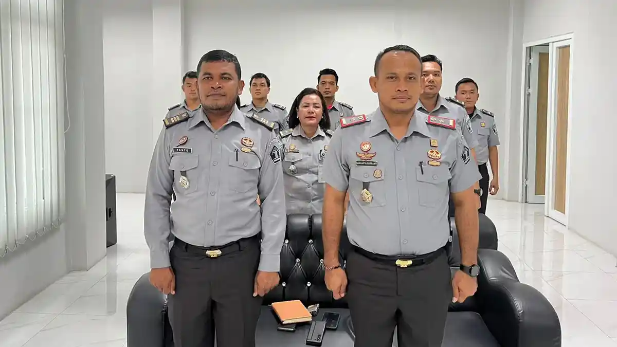 Lapas Lubuk Pakam Hadiri Pelantikan Sekjen Kemenkumham Secara Daring