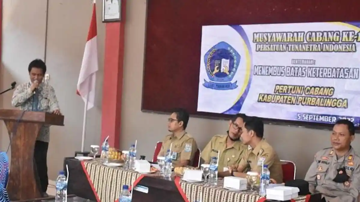 Pertuni Wadah Bagi Tunanetra Purbalingga untuk Tingkatkan Taraf Hidup