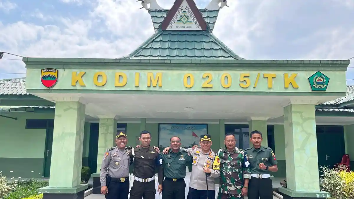 Pengamanan Pemilu di Tanah Karo Sukses, Kapolres dan Dandim Perkuat Sinergitas TNI-Polri