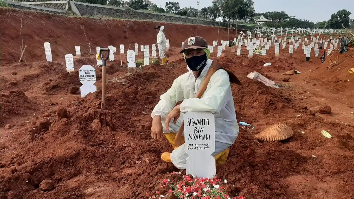 Lahan Sisa di Blok Khusus Covid-19 TPU Pondok Ranggon Belum Bisa Digunakan, Ini Alasannya